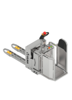 ULMA Inox RVS Elektronische palletwagen met opklapbaar bestuurdersplatform | PPT20