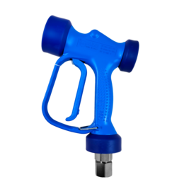 Water-saving valve in brass with plastic housing