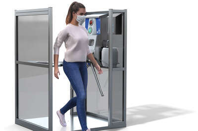 Mobiele hygiënesluis voor een hogere infectiepreventie